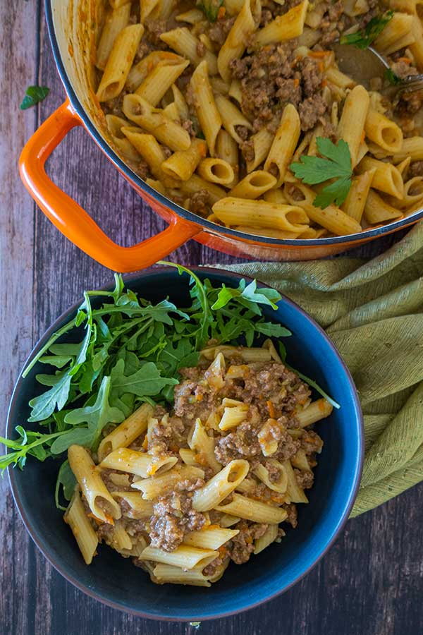 hamburger helper, one-pot